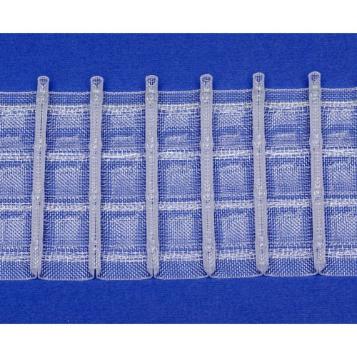 Шторная лента Bocelli 1:2.5 (1041559, Bandex) – Карандашные складки | 1 м.п. - Фото