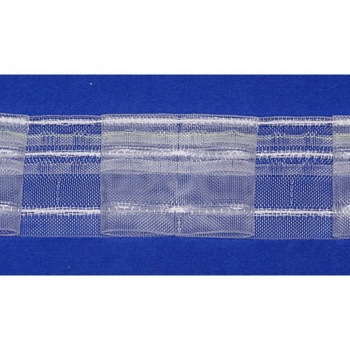 Шторная лента Blues 1:2.5 (1041749, Bandex) – Бантовые складки | 100 м.п. - Фото