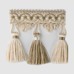 Бахрома для штор с кисточками 4395-9924 Collection #1 от Gold Textil