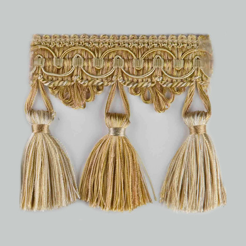 Бахрома для штор с кисточками 4395-9963 Collection #1 Gold Textil - Фото