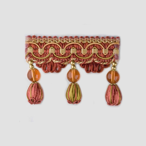 Бахрома для штор с бубенчиками 4493-9988 Collection #1 Gold Textil - Фото