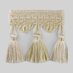 Бахрома для штор с кисточками 4395-9965 Collection #1 Gold Textil