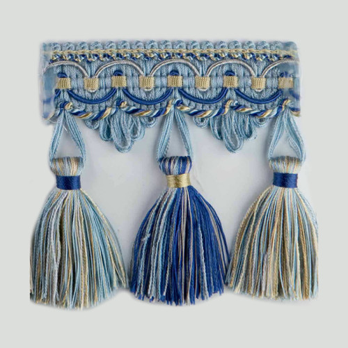 Бахрома для штор с кисточками 4395-9987 Collection #1 Gold Textil - Фото