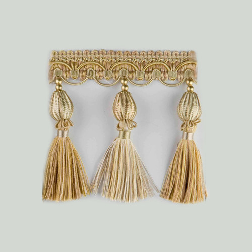 Бахрома для штор с кисточками 4492-9963 Collection #1 от Gold Textil - Фото
