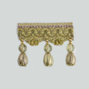 Бахрома для штор с бубенчиками 4493-9991 Collection #1 Gold Textil - Фото №1