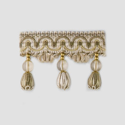 Бахрома для штор с бубенчиками 4493-9924 Collection #1 от Gold Textil