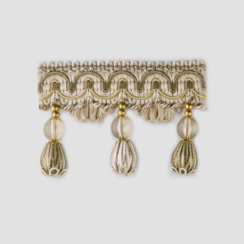 Бахрома для штор с бубенчиками 4493-9924 Collection #1 Gold Textil - Фото