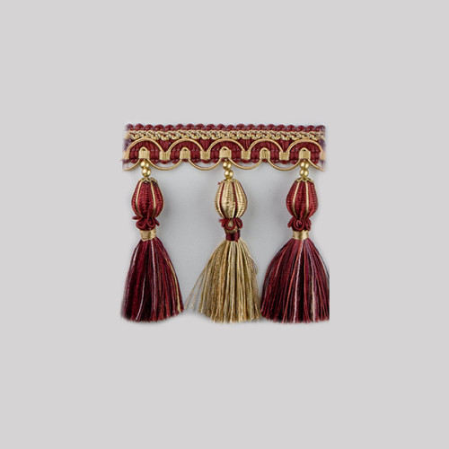 Бахрома для штор с кисточками 4492-9990 Collection #1 Gold Textil - Фото