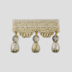 Бахрома для штор с бубенчиками 4493-9965 Collection #1 Gold Textil