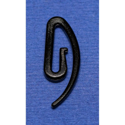Крючок-улитка черный | 100 шт (1050264, Bandex)