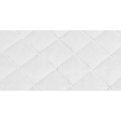 Стеганное полотно ромбики белое 220 см | 30 м.п.