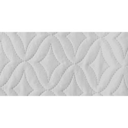 Стеганное полотно венец. решетка белое 220 см | 30 м.п.
