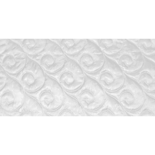 Стеганное полотно волна белое 220 см | 30 м.п. - Фото