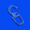 Крючок на кольцо прозрачный 10 мм | 100 шт (1025647, Bandex) - Фото №1