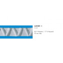 Шторная лента Luxor 1:2.5 (1040630, Bandex) – на велюровой основе | 1 м.п. - Фото №1