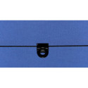 Шнур с бегунками черный для шины 6 мм, расстояние между бегунками 80 мм | 1 м.п. (1050263, Bandex) - Фото №1