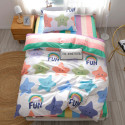 Постельное белье детское сатин-люкс на резинке Floria 334R 1,5 спальное | Ситрейд - Фото №1