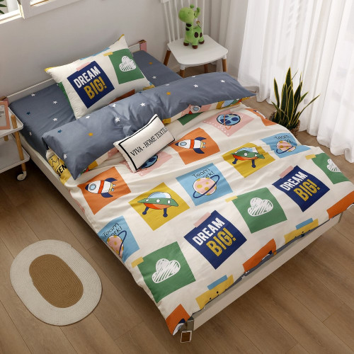 Постельное белье детское сатин-люкс на резинке Floria 339R 1,5 спальное | Ситрейд - Фото