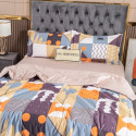 Фото №4 постельного белья на резинке с одеялом из сатина Debby 531R: евро