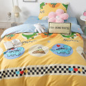 Постельное белье детское на резинке сатин-люкс Floria 366R 1,5 спальное | Ситрейд - Фото №1