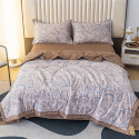 Постельное белье на резинке с одеялом сатин Debby 543R Евро | Ситрейд - Фото №2
