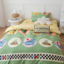 Постельное белье детское на резинке сатин-люкс Floria 368R 1,5 спальное | Ситрейд - Фото №1