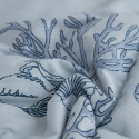 Постельное белье сатин на резинке с одеялом Debby 324R Евро | Ситрейд - Фото №3