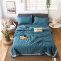 Фото №1 постельного белья из сатина на резинке с одеялом Luana 305R: евро