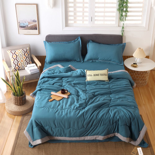 Фото постельного белья из сатина на резинке с одеялом Luana 305R: евро