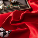 Постельное белье сатин тенсель Arica 208 Семейное | Ситрейд - Фото №6