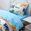 Постельное белье детское на резинке сатин-люкс Floria 349R 1,5 спальное | Ситрейд - Фото №6