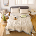 Фото №1 постельного белья из сатина на резинке с одеялом Luana 308R: евро