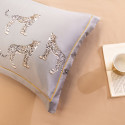 Фото №11 постельного белья на резинке из тенсель сатина Arica 211R: 2 спального