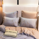 Фото №4 постельного белья на резинке из тенсель сатина Arica 211R: 2 спального