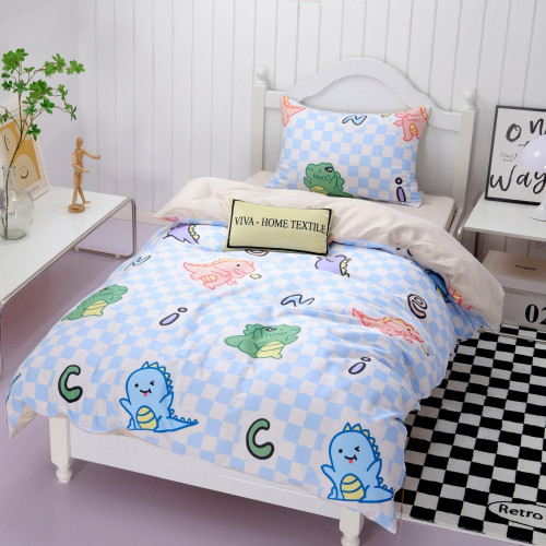 Постельное белье детское на резинке сатин-люкс Floria 355R 1,5 спальное | Ситрейд - Фото