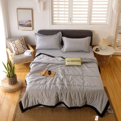 Фото постельного белья из сатина на резинке с одеялом Luana 311R: евро
