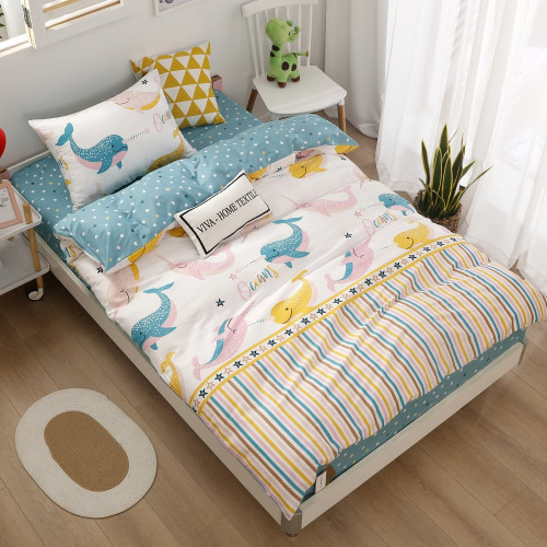Фото детского постельного белья из сатин-люкса на резинке Floria 344R: 1,5 спального