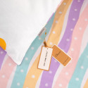 Постельное белье на резинке сатин Christin 528R 2 спальное | Ситрейд - Фото №9
