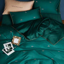 Фото №3 постельного белья на резинке из сатина Lannie 411R: евро