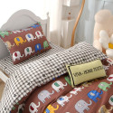 Постельное белье детское на резинке сатин-люкс Floria 354R 1,5 спальное | Ситрейд - Фото №8