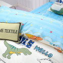 Постельное белье детское на резинке сатин-люкс Floria 349R 1,5 спальное | Ситрейд - Фото №8